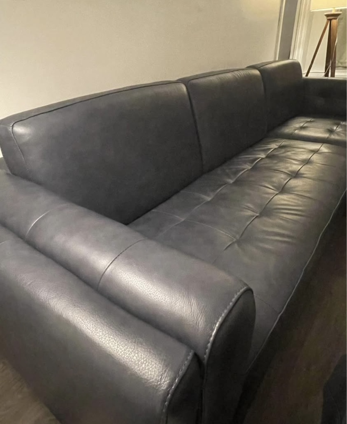 LUXURY LEATHER SOFA Chateau Ax Italian Leather - photo 2
