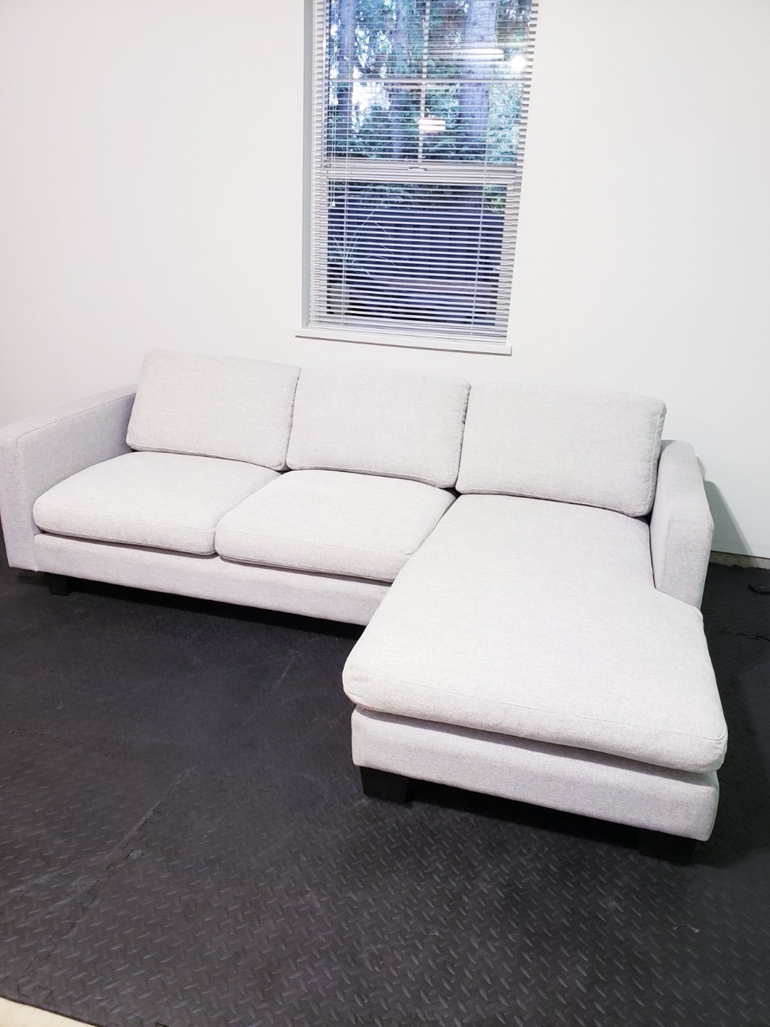 Light Grey Sectional Sofa - photo 3