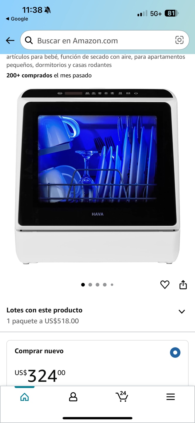 HAVA Countertop Dishwasher - Gently Used