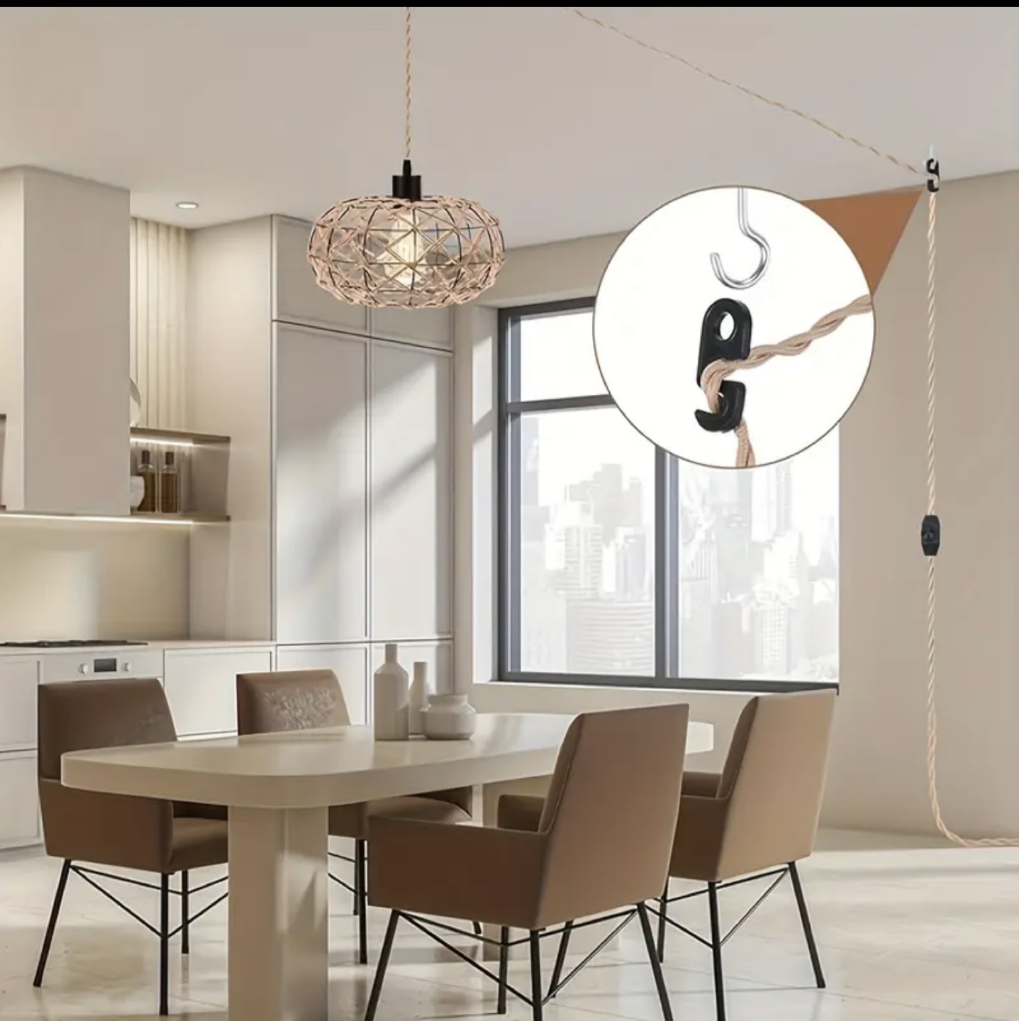 Dimmable Farmhouse Pendant Light Fixture - photo 3