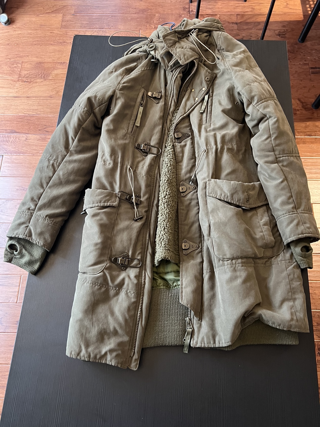Olive Green Toggle Jacket - Women S size - photo 5