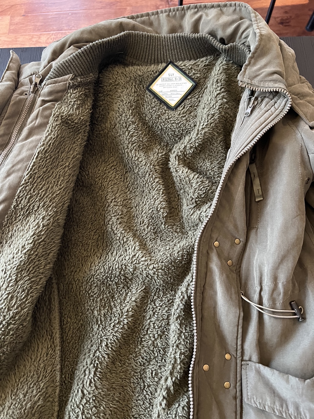 Olive Green Toggle Jacket - Women S size - photo 3