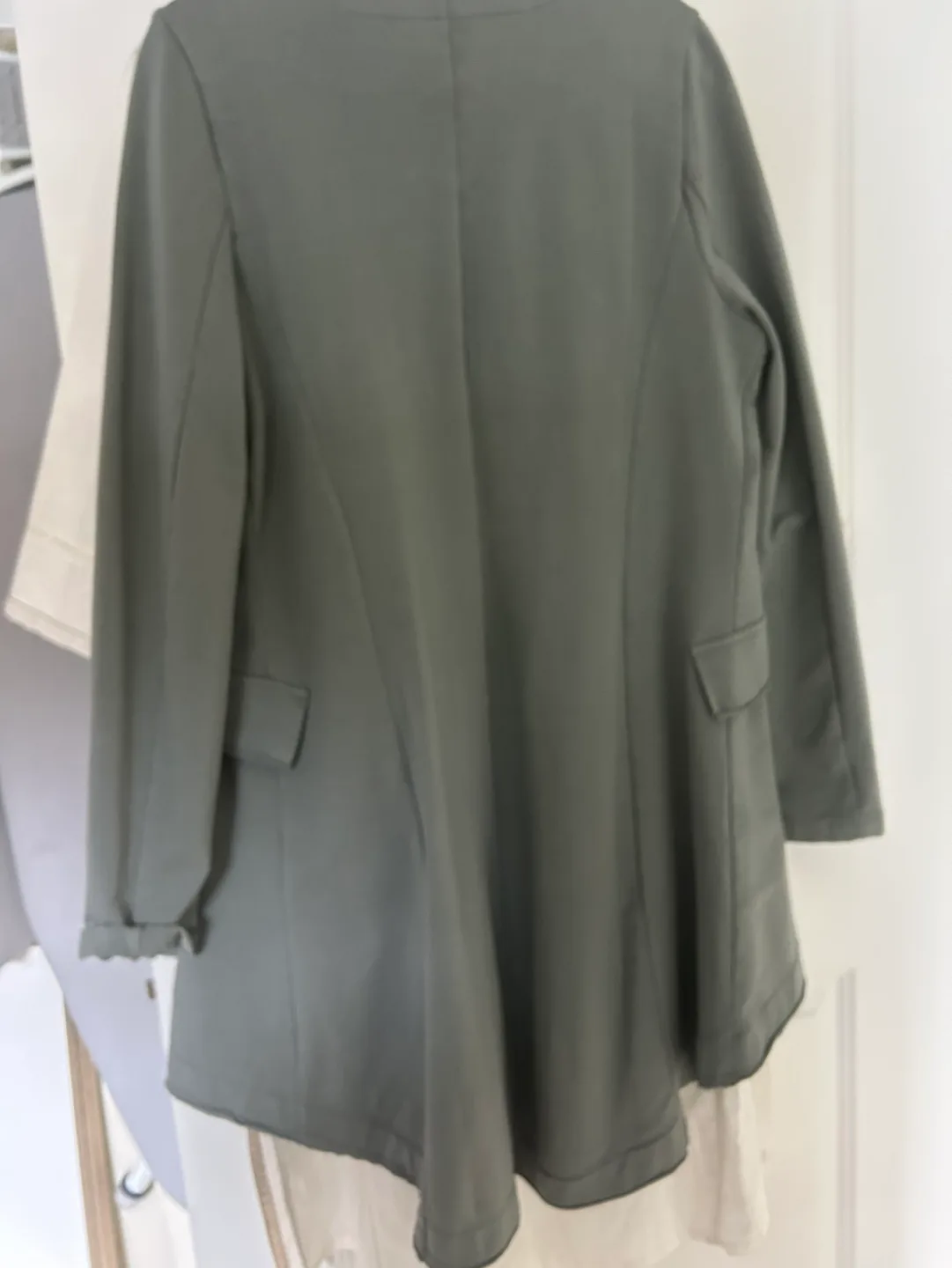 Sage Green Military-Style Jacket image indicator(3)