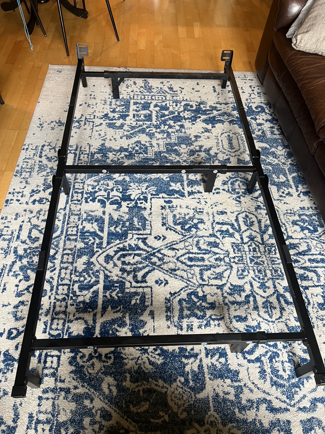 Adjustable Metal Bed Frame - Twin, Full, Queen Sizes