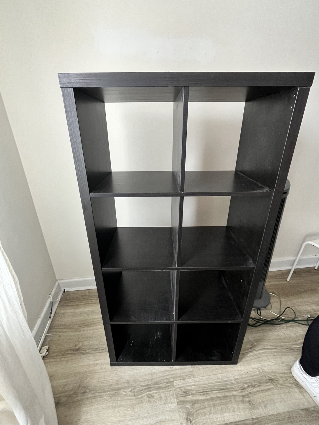 Black Kallax Shelving Unit