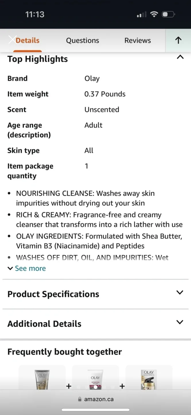 Olay facial cleanser image indicator(3)