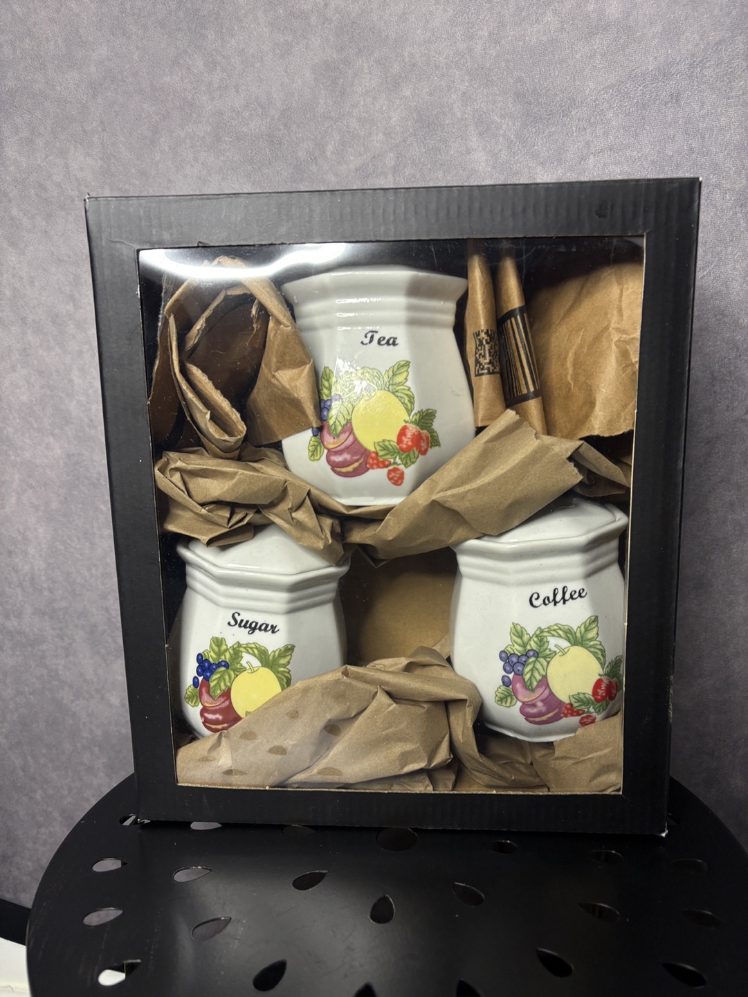 Fruit Decor Kitchen Canister Set