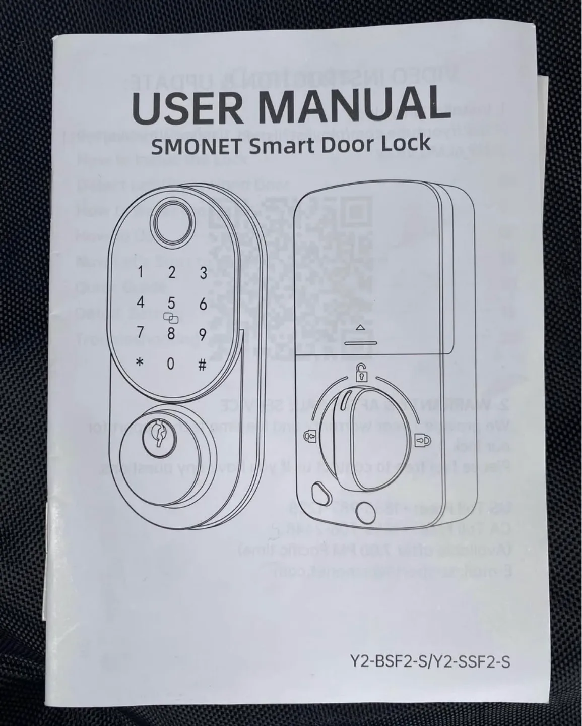 SmONET Smart Keyless Entry Door Lock - New in Box image indicator(2)