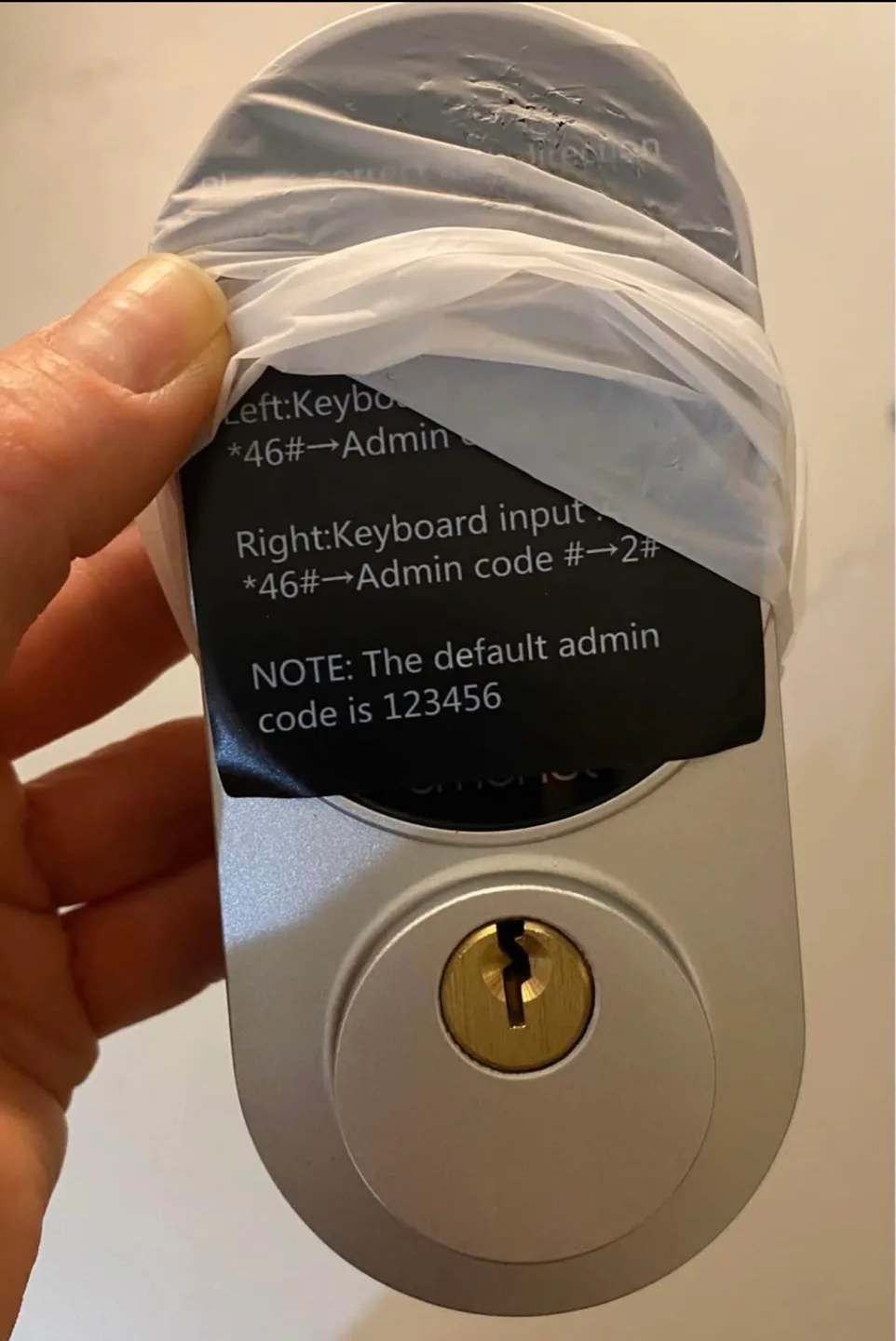 SmONET Smart Keyless Entry Door Lock - New in Box image indicator(4)