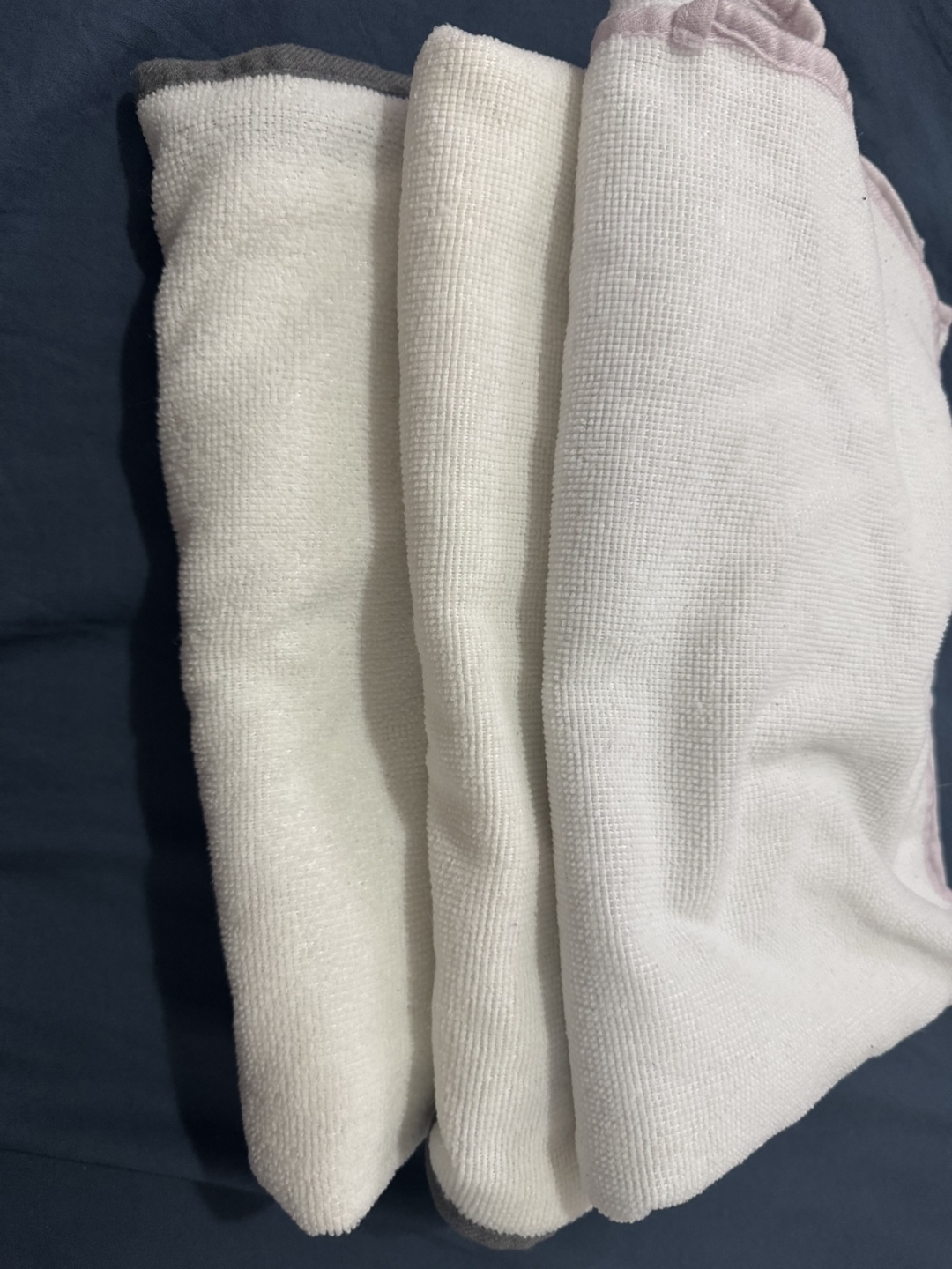 Three Baby bath towels.