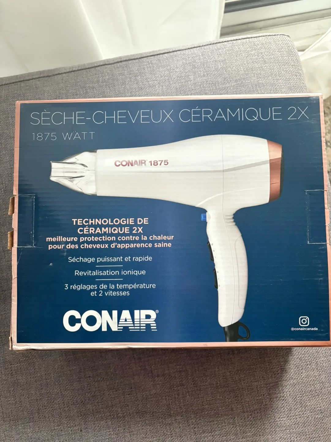Conair 1875 Watt Double Ceramic Hair Dryer thumbnail