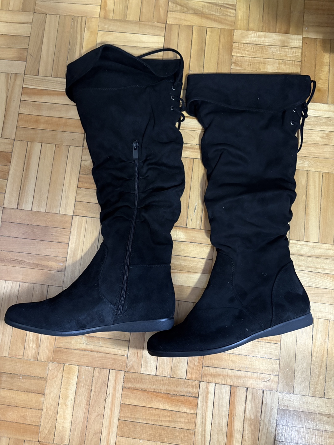 ALDO Black Knee-High Slouch Boots