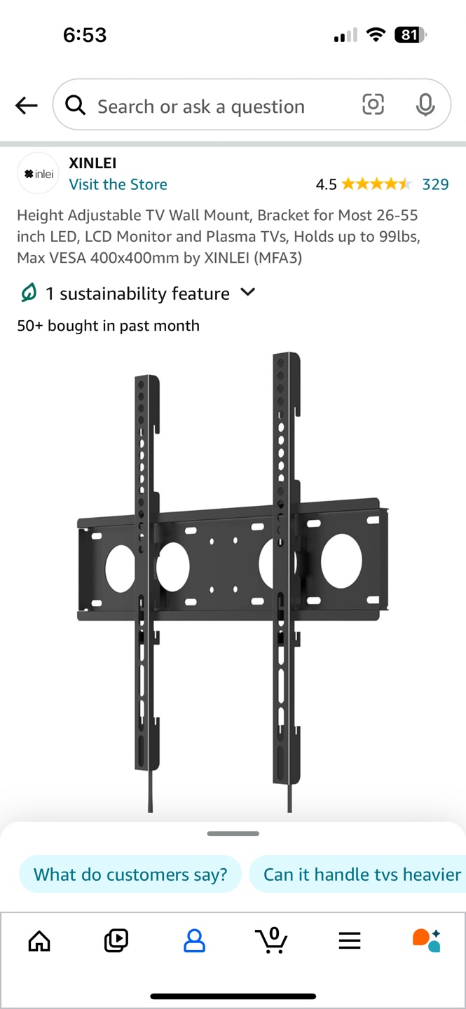 TV wall mount