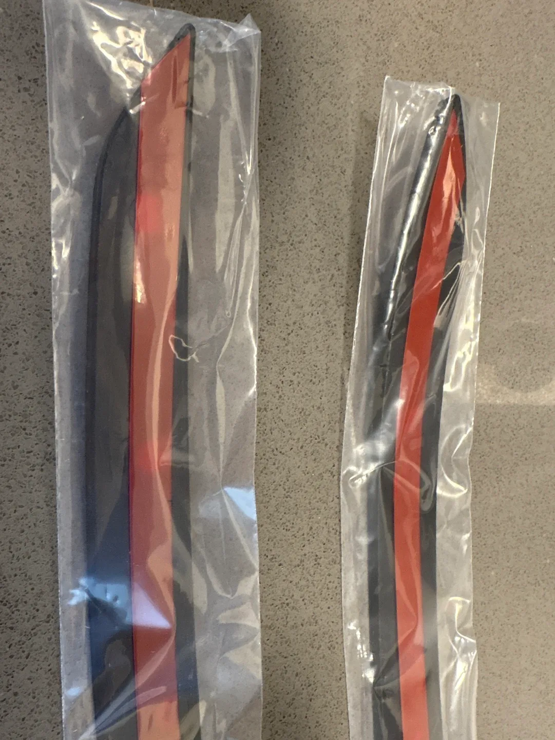 Pair of Black Car Door Edge Guards image indicator(3)