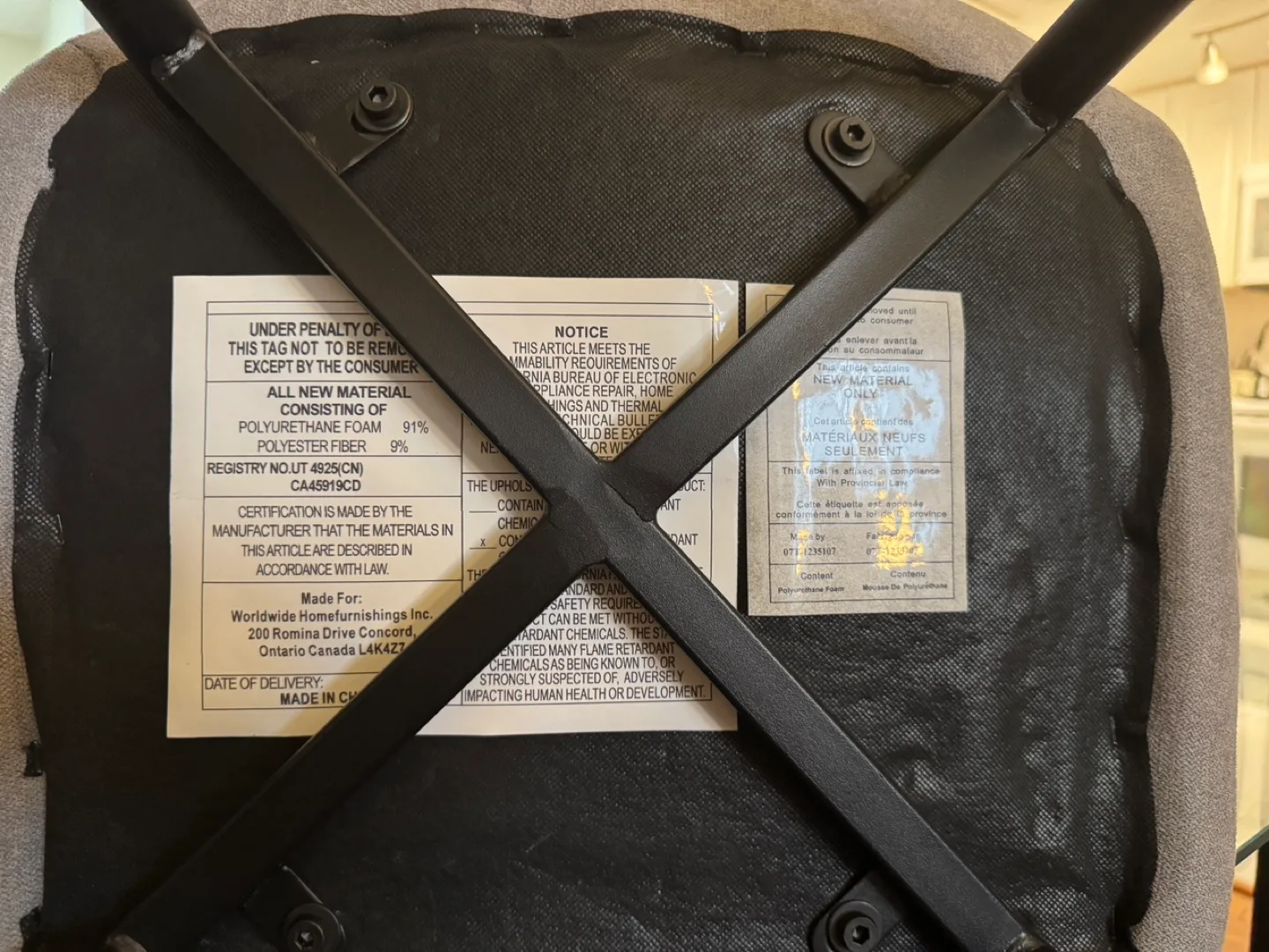 Glass Dining Table Set with Four Grey Chairs image indicator(7)