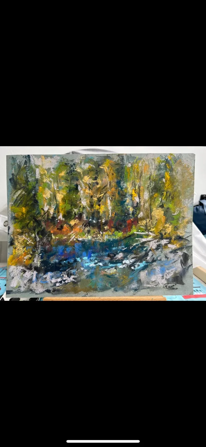 “Autumn’s Forest” Original Pastel Painting image indicator(6)