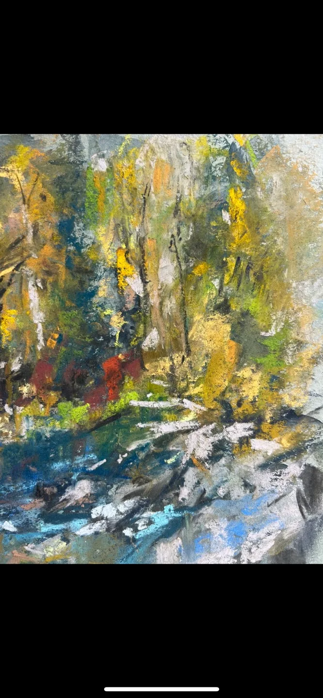 “Autumn’s Forest” Original Pastel Painting image indicator(4)