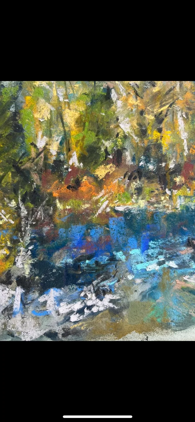 “Autumn’s Forest” Original Pastel Painting image indicator(2)