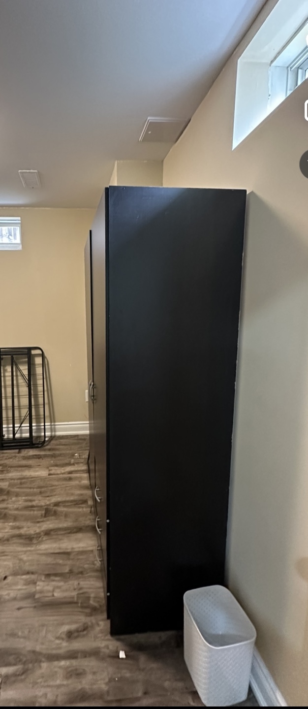 Dark Brown Double Door Wardrobe with Drawers - photo 2