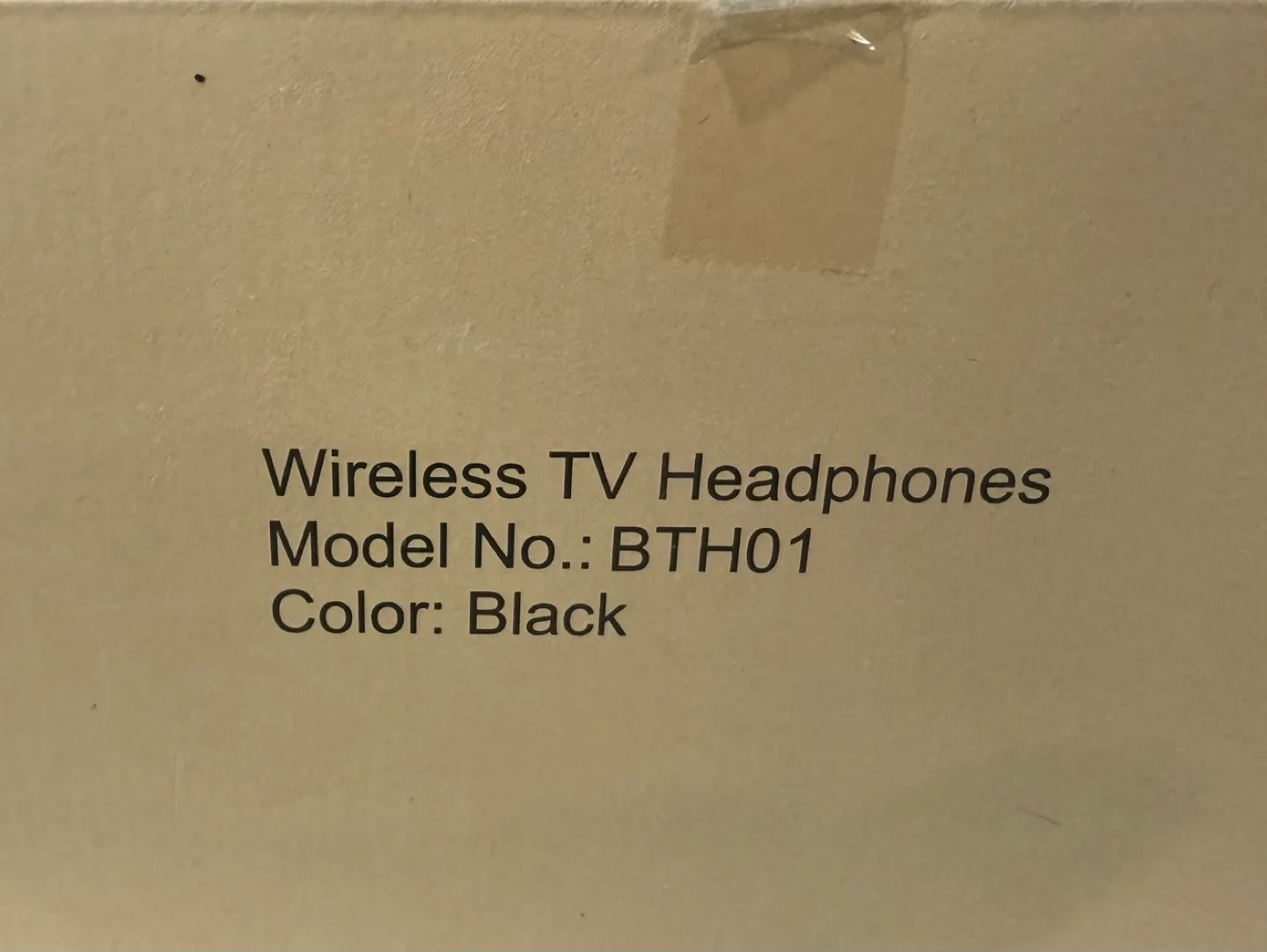 DESIGN Wireless TV Headphones - BTH01 - Black image indicator(3)