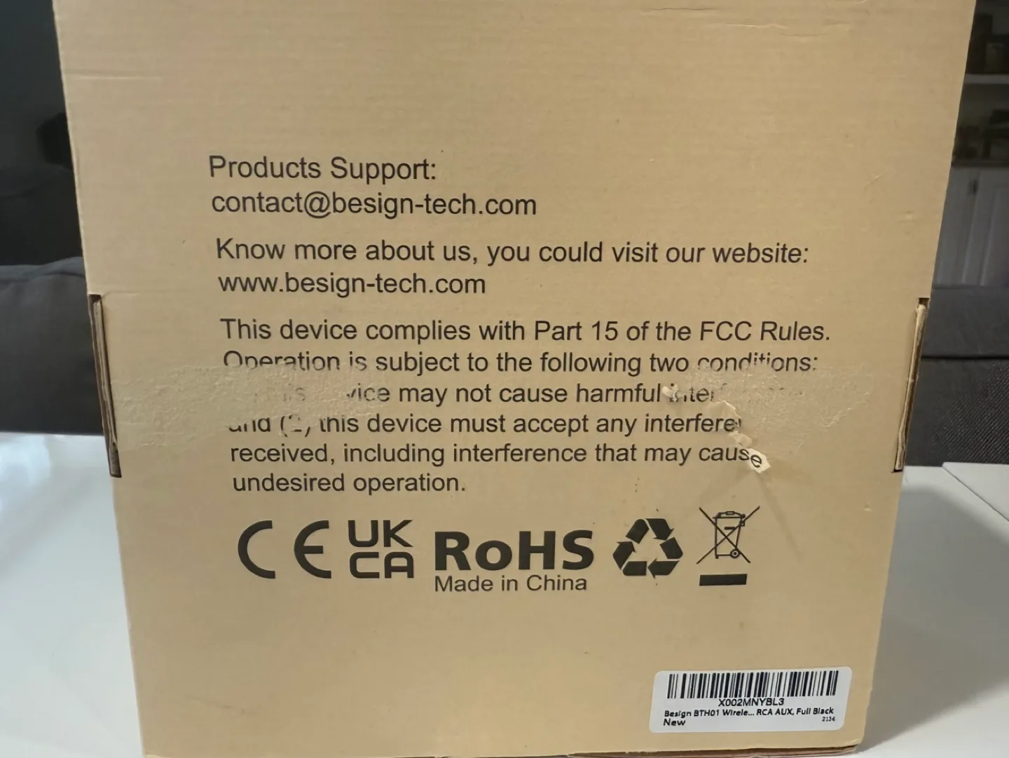 DESIGN Wireless TV Headphones - BTH01 - Black image indicator(4)