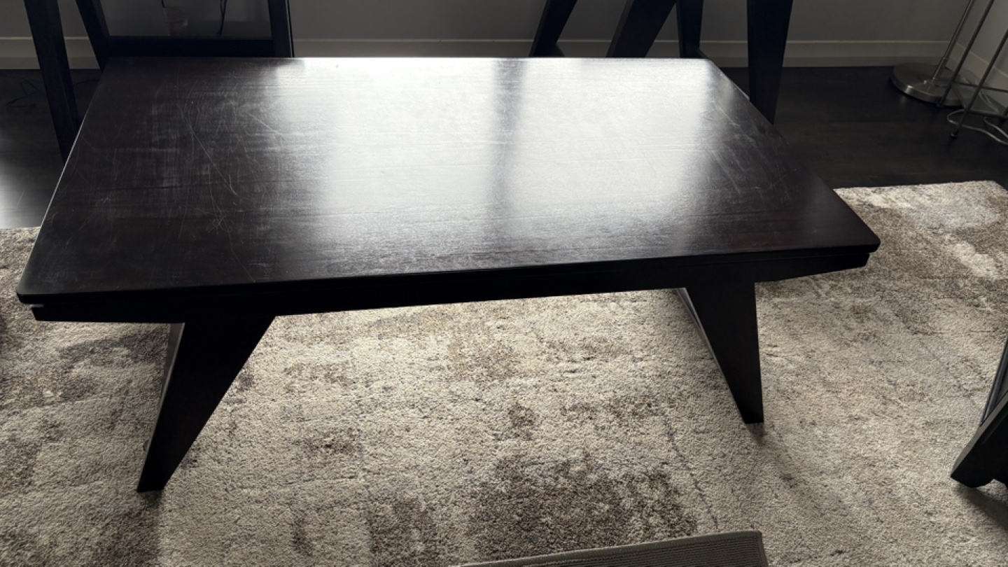 Dark Brown Modern Coffee Table