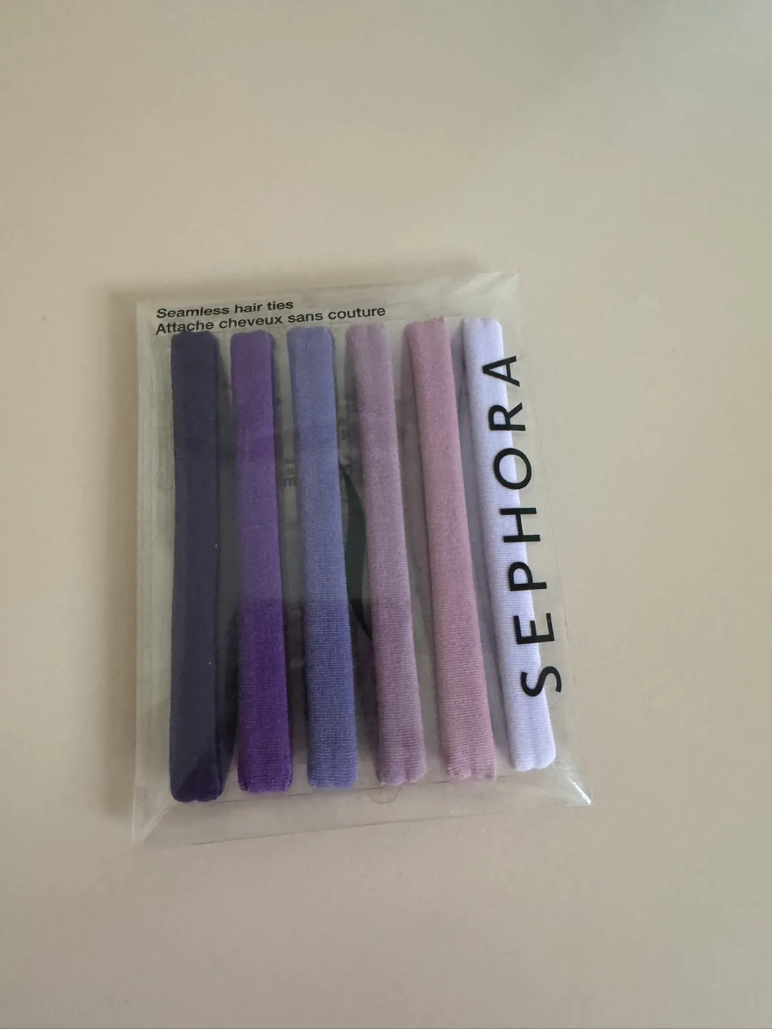 Sephora Seamless Hair Ties - Purple Ombré thumbnail