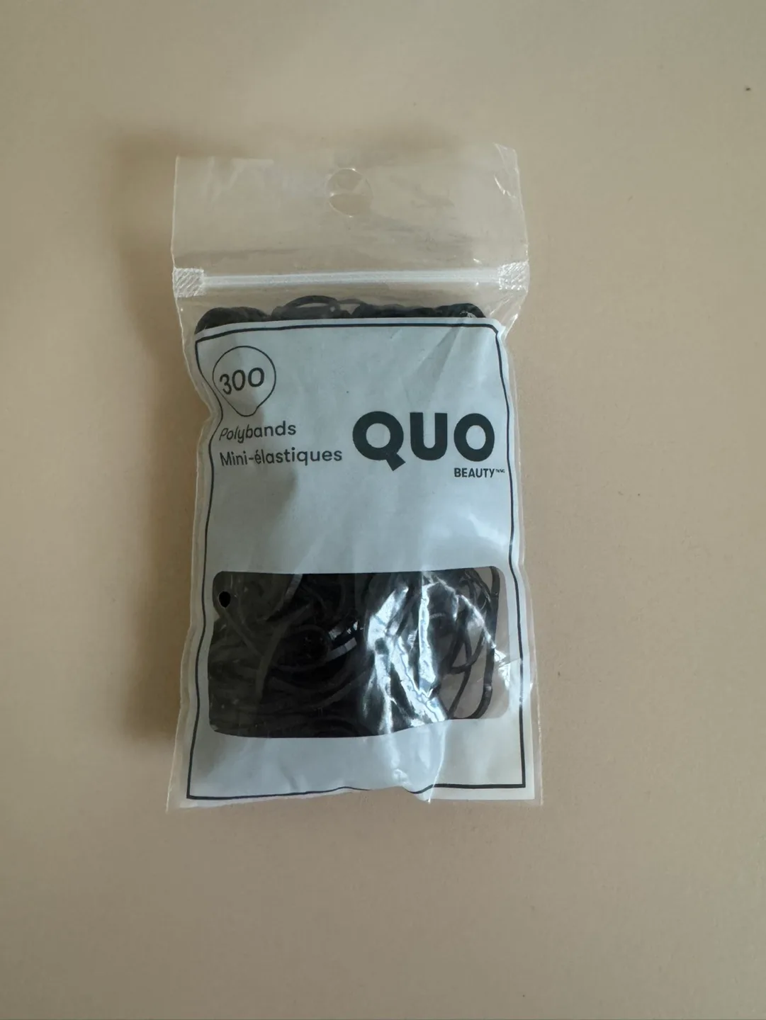 300 Quo Polybands Mini Elastic Hair Ties thumbnail