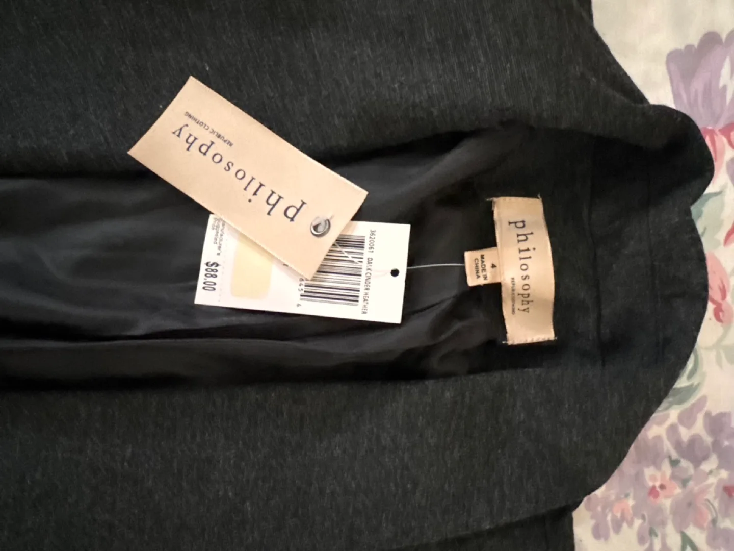 Philosophy Open Front Blazer, Size 4 thumbnail