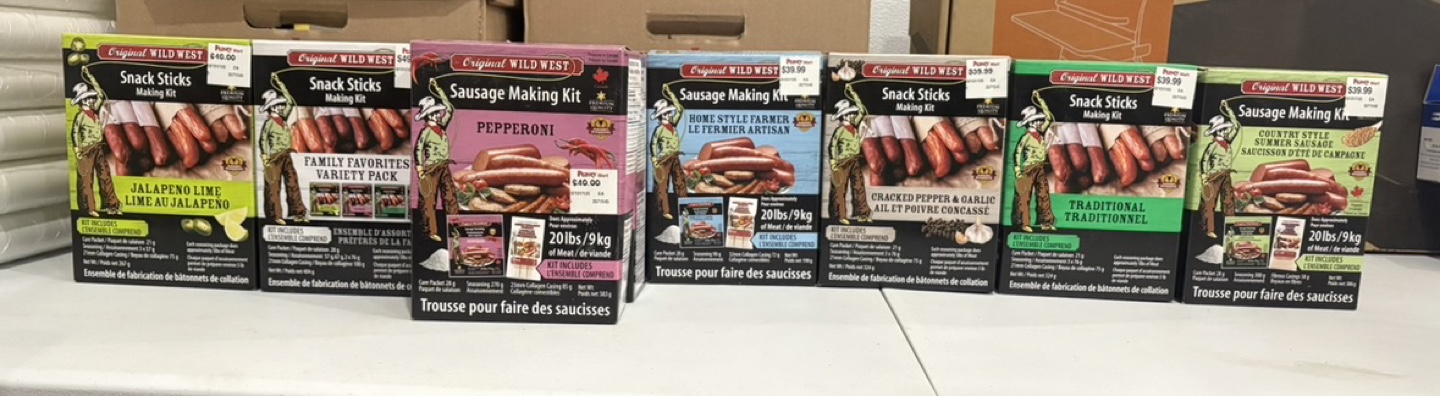 Original Wild West Sausage Making Kit