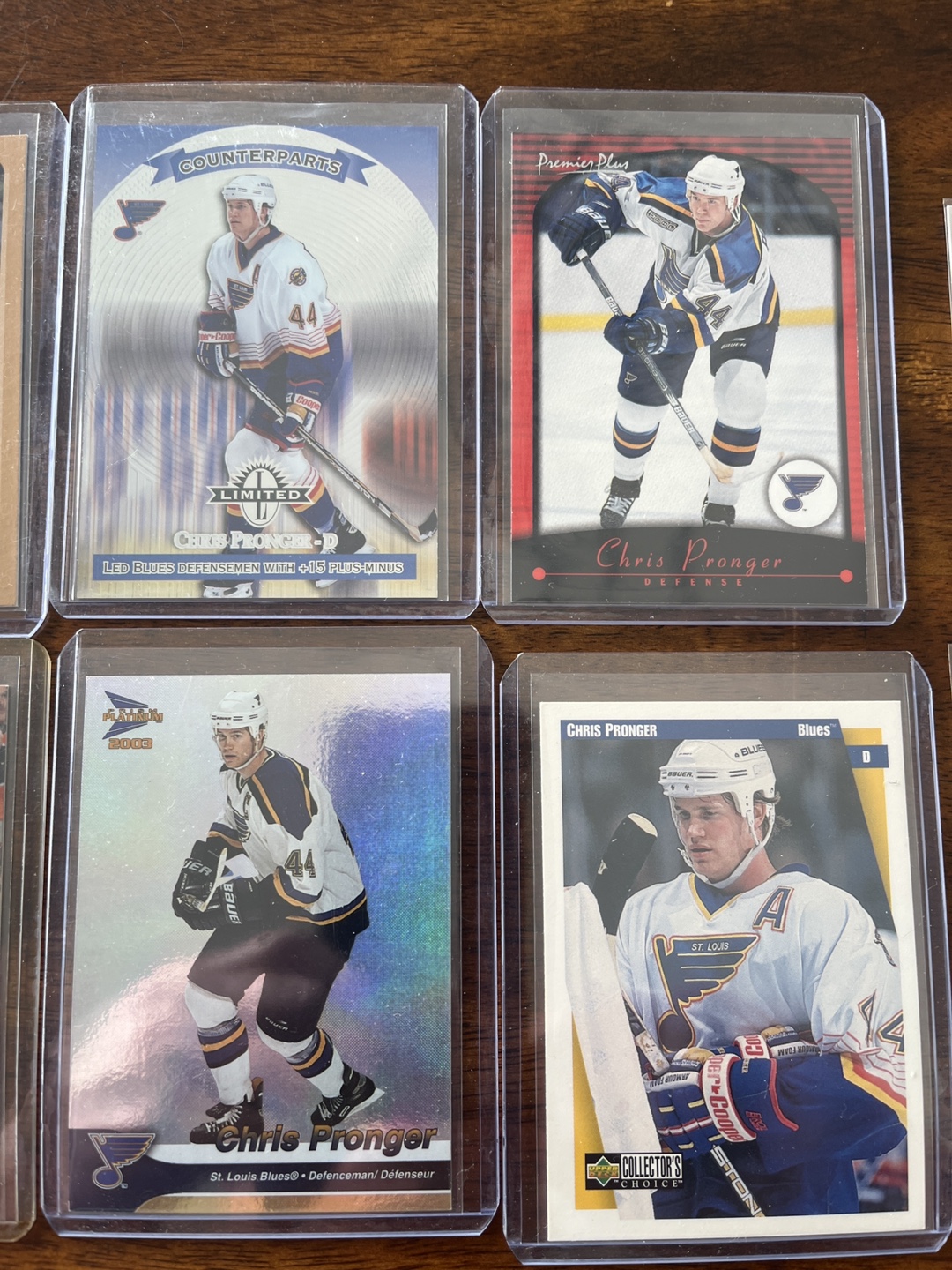Chris Pronger graded rookie card and Hockey Card Lot - photo 5