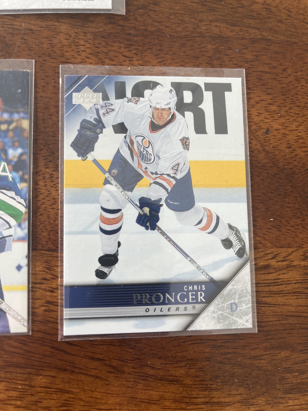 Chris Pronger graded rookie card and Hockey Card Lot - photo 3