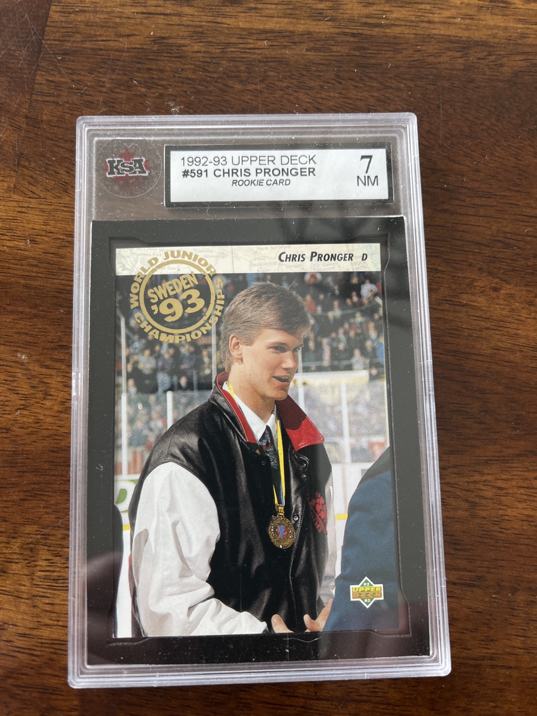 Chris Pronger graded rookie card and Hockey Card Lot