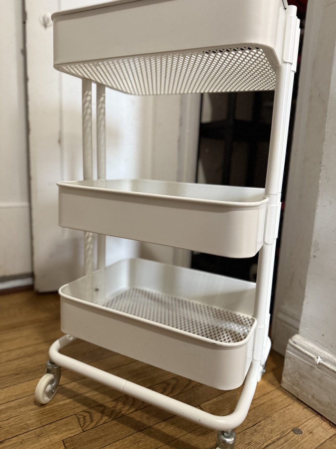 White 3-Tier utility  Cart - photo 2