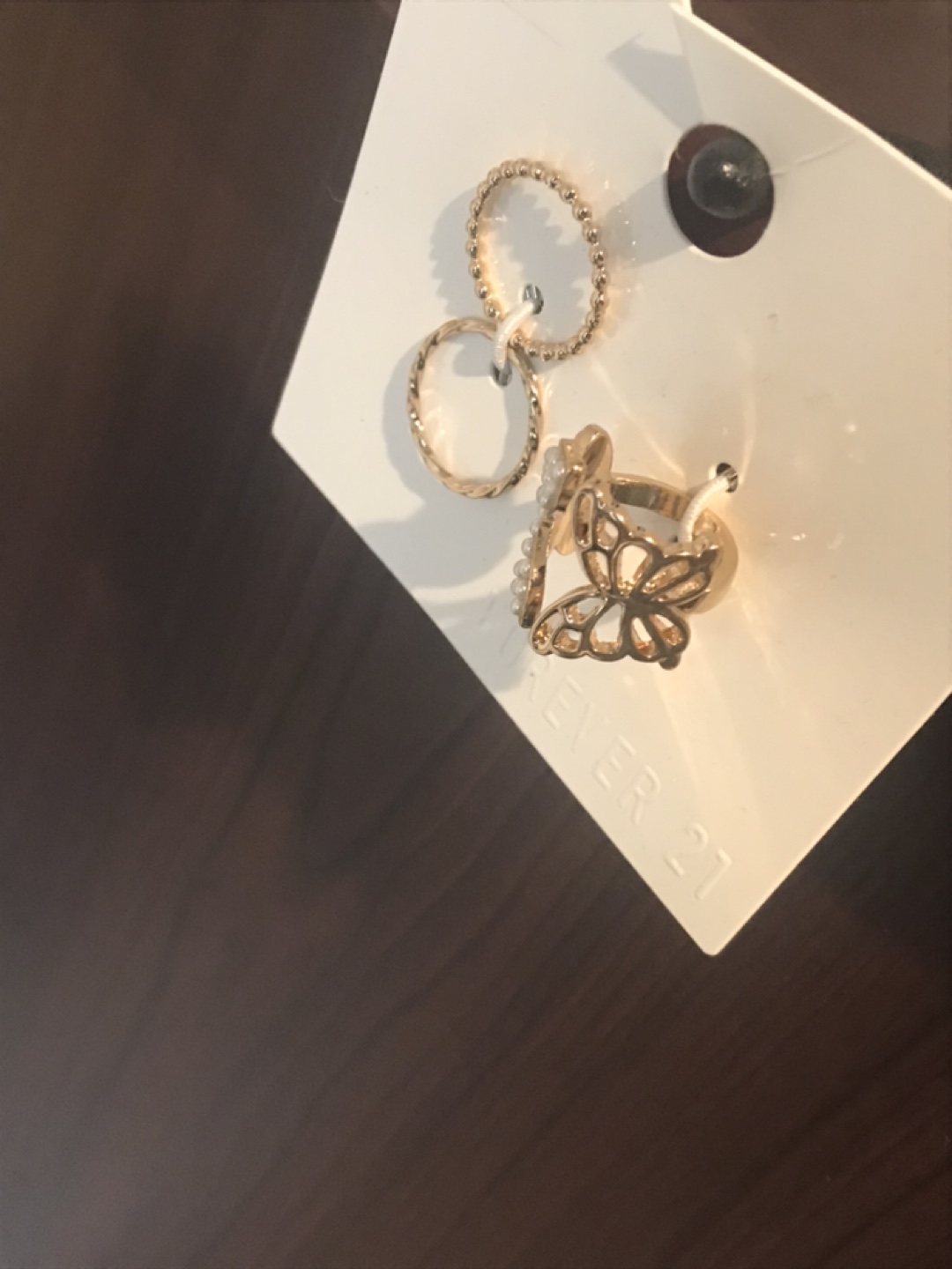 Forever 21 Gold Ring Set