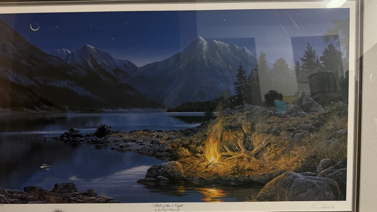 Framed Ducks Unlimited Canada "Still of the Night" Art Print - photo 3