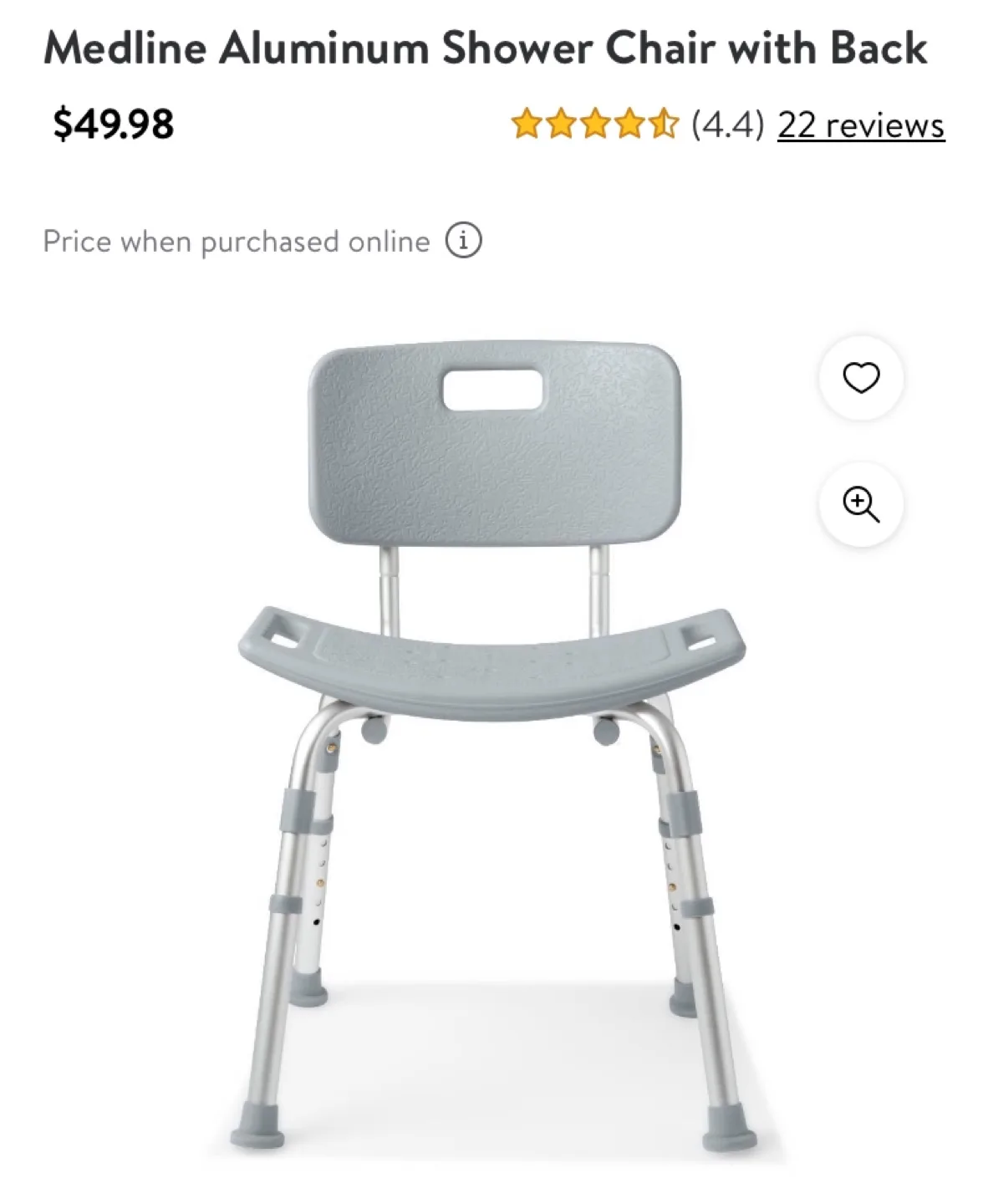 STURDY! Adjustable Shower Chair with Backrest image indicator(4)