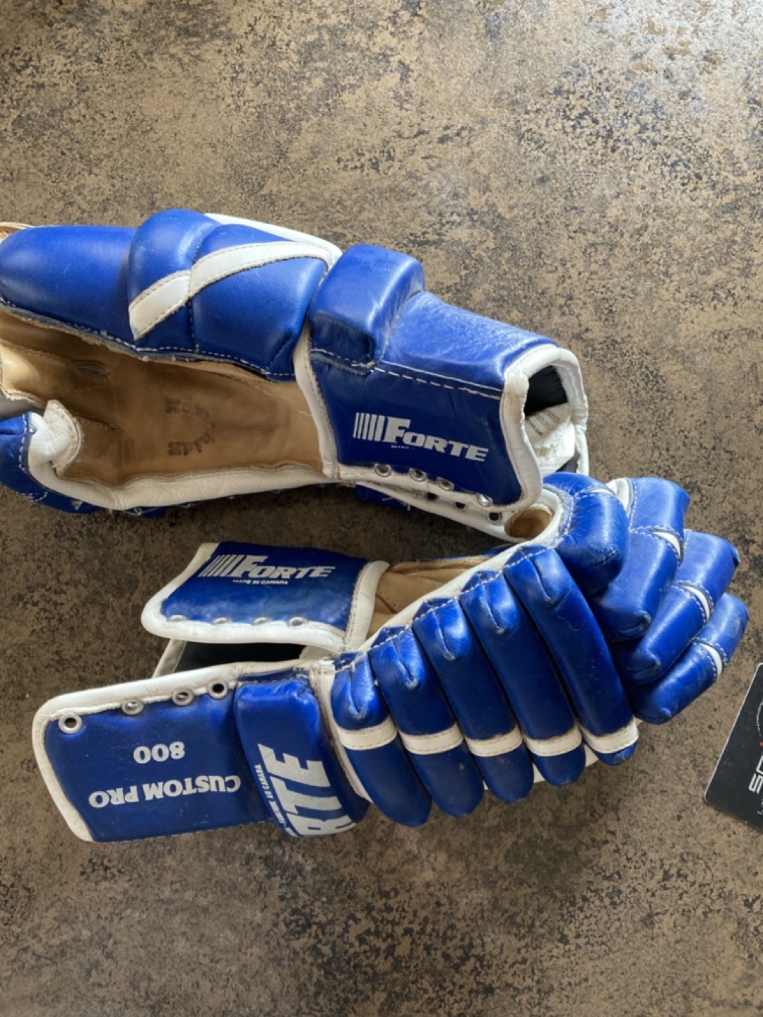 Vintage Forte Custom Pro 800 Hockey Gloves - photo 2