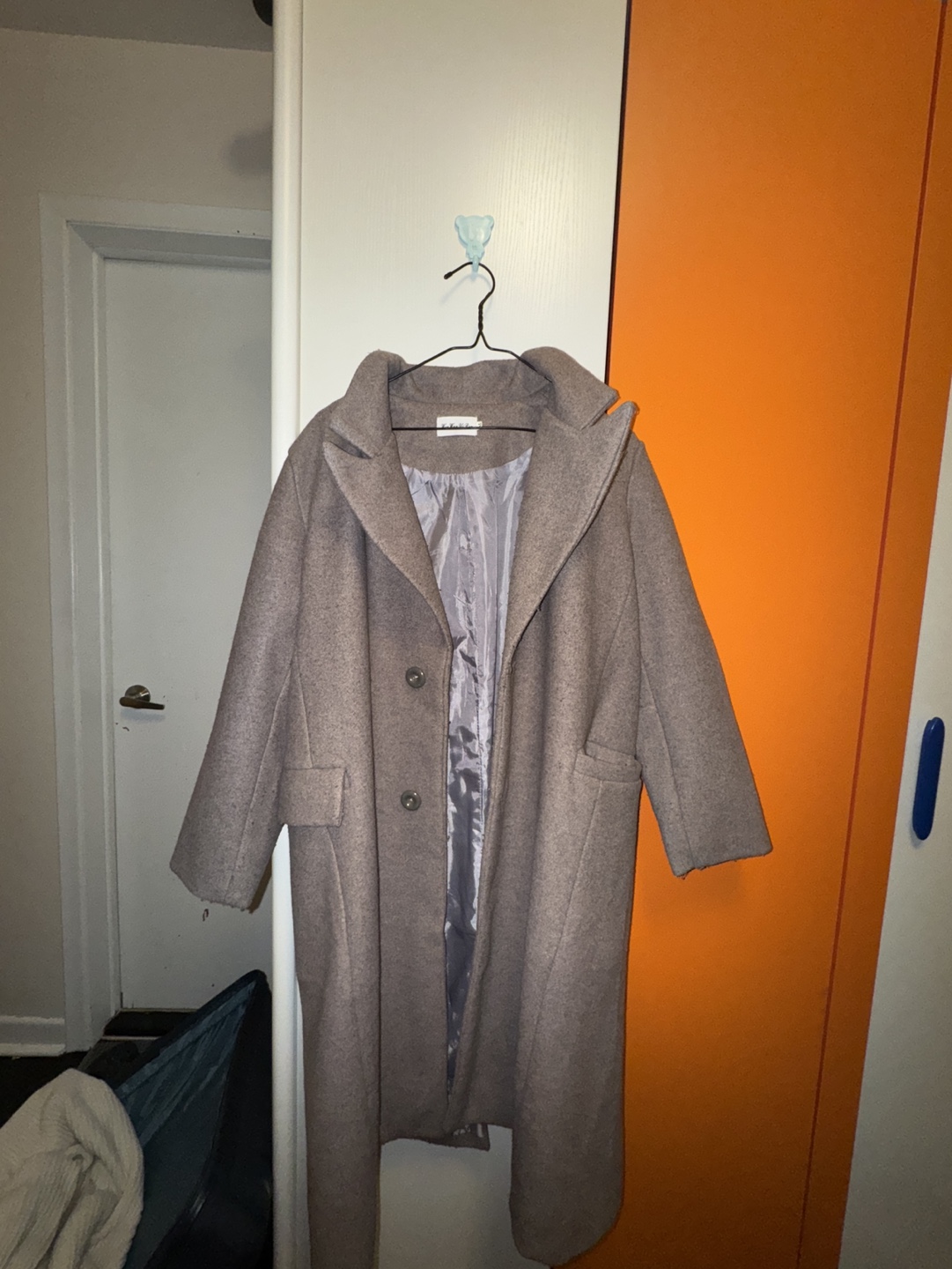 Grey Longline Winter Coat