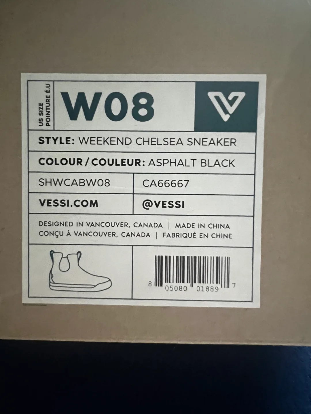 Vessi Weekend Chelsea Sneaker Women's Size 8 image indicator(4)