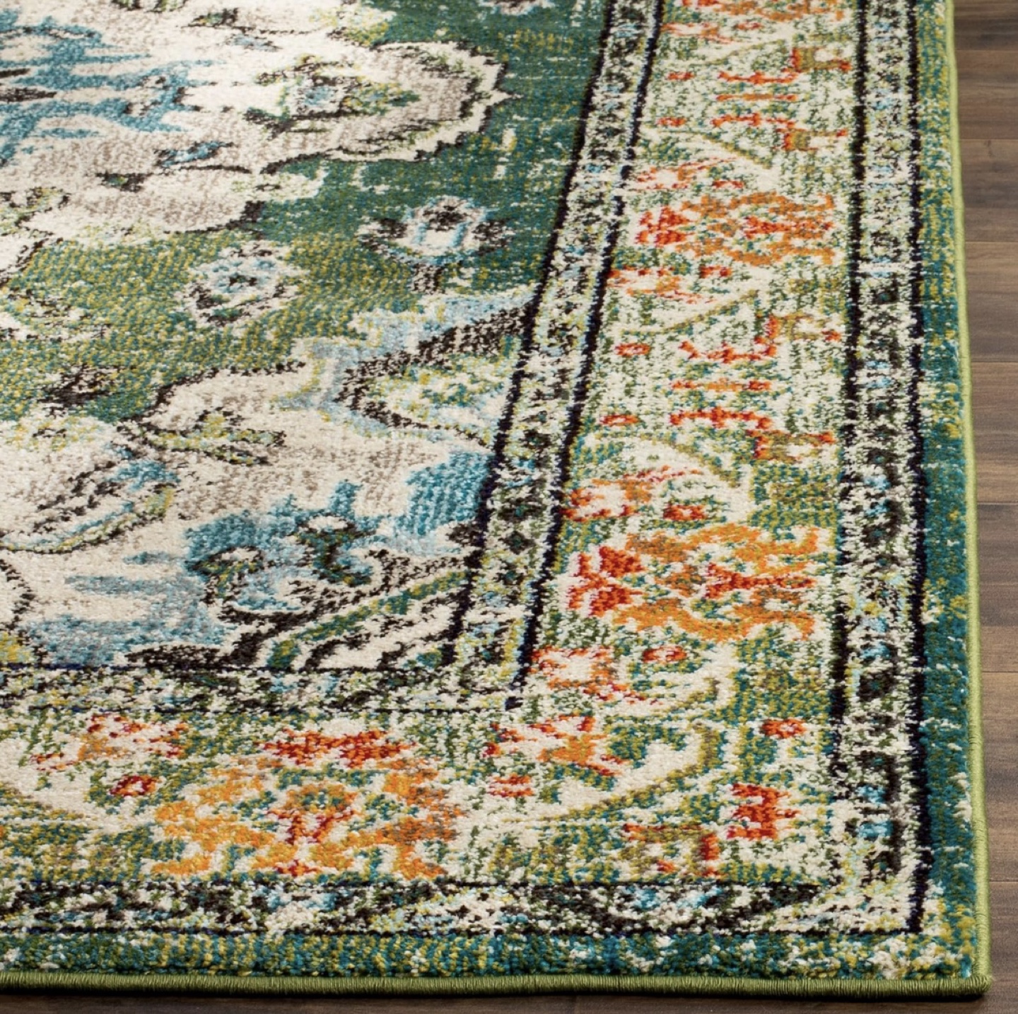 Green and Blue Oriental Rug - photo 5