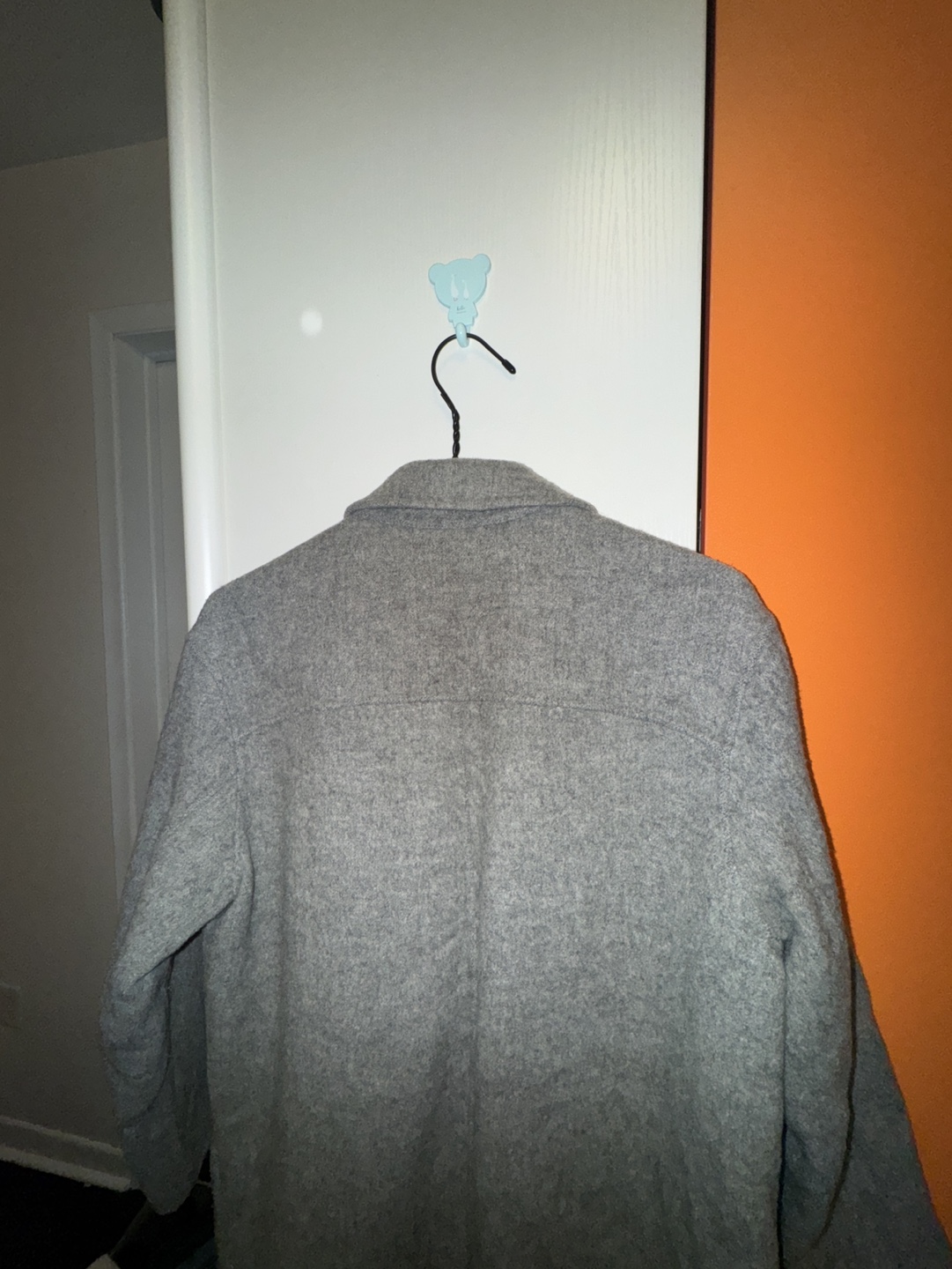 LAP Women's Grey Longline Wool Coat - photo 4