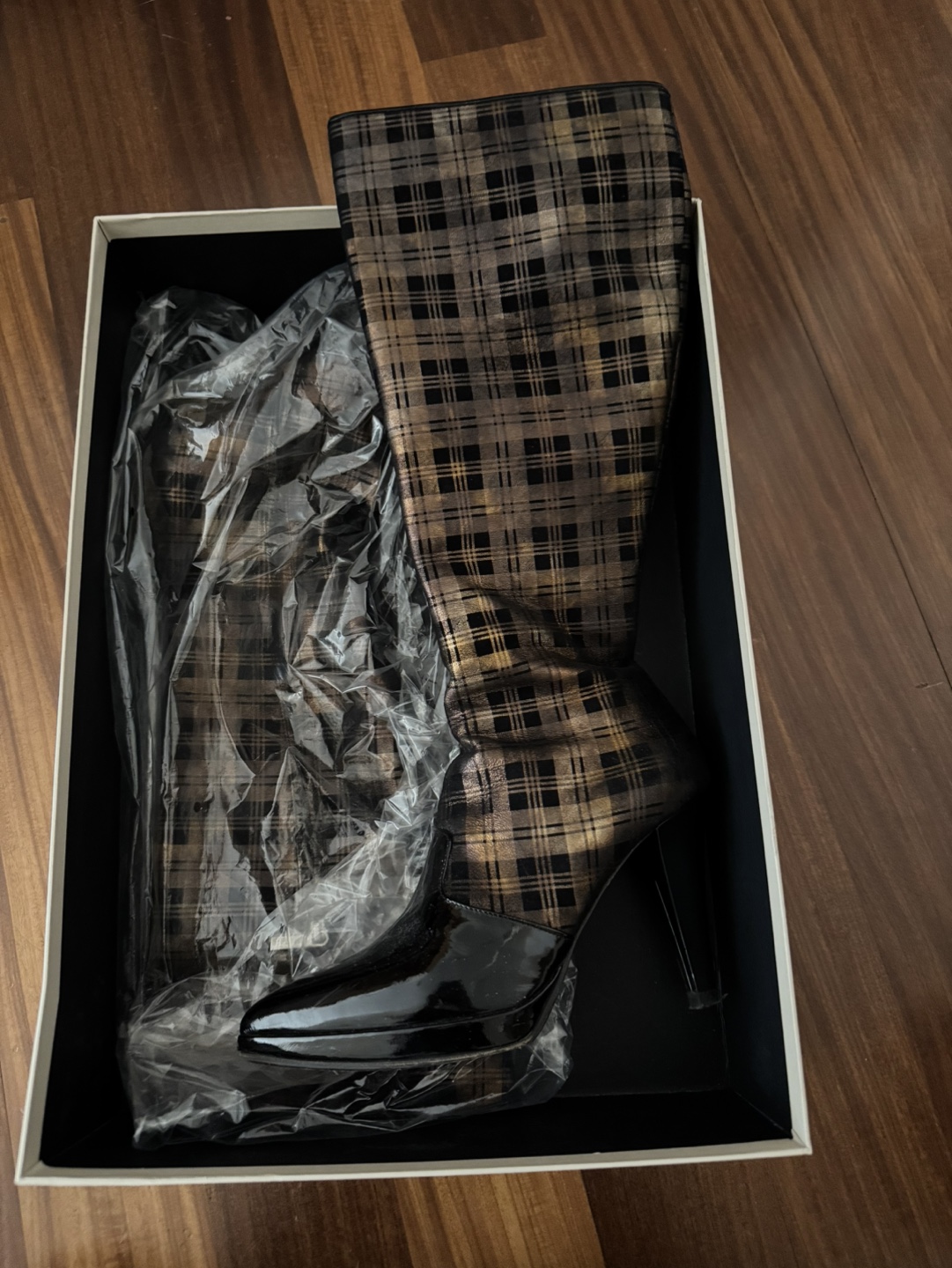 Italian genuine leather boots, size 7.5 (original $500)