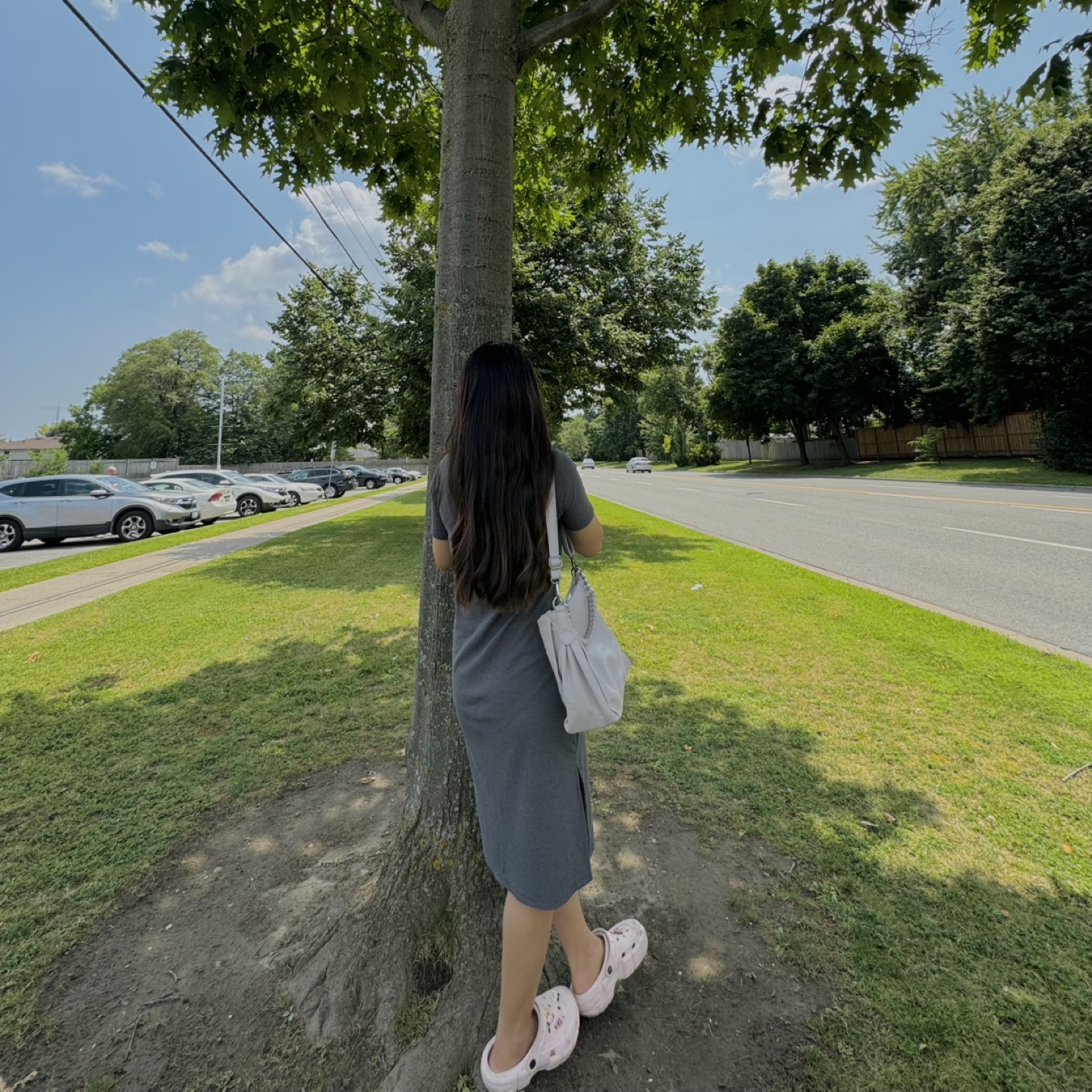 Gray Ribbed Midi Dress. Wore only once. - photo 5
