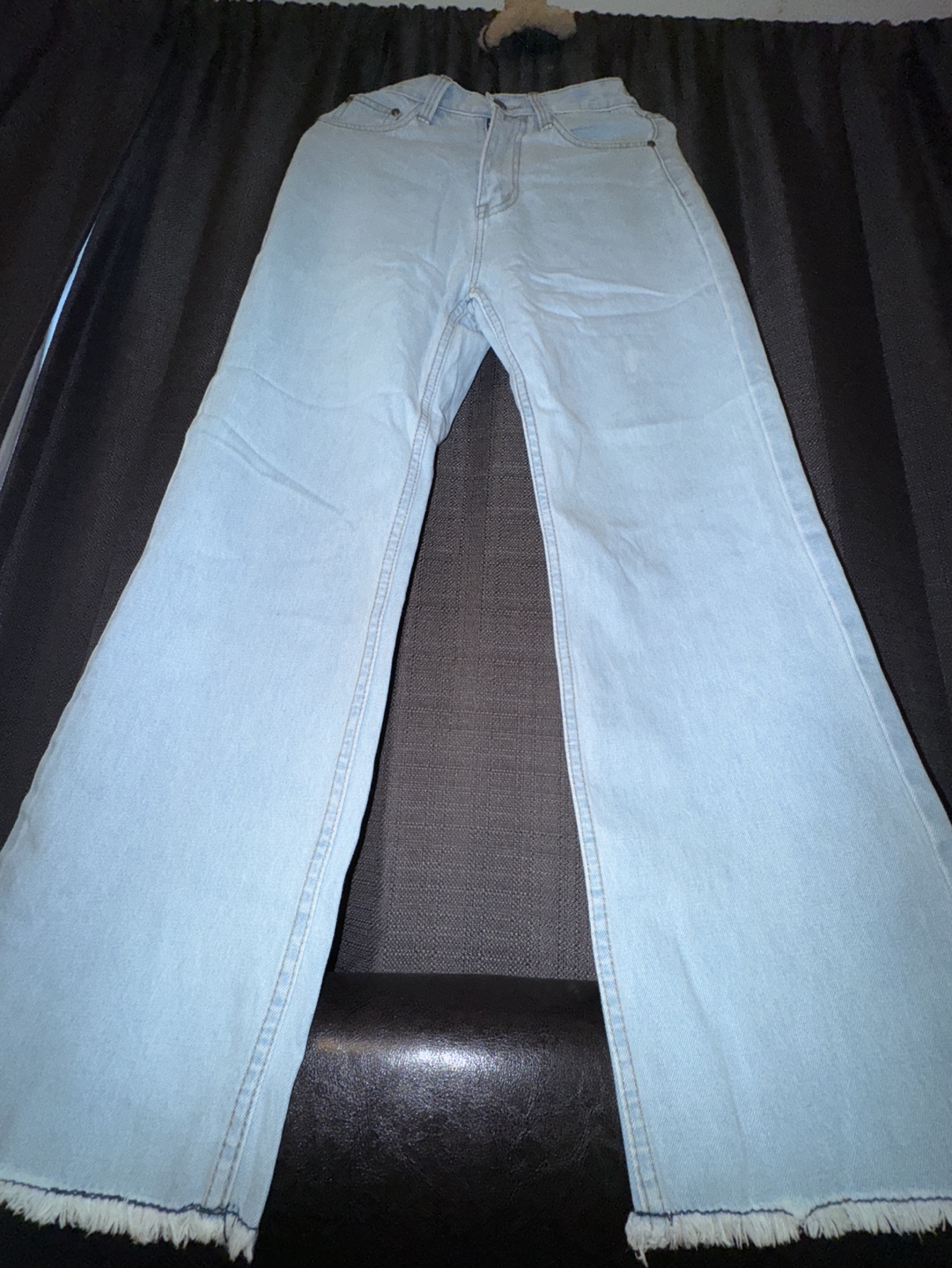 High waisted jeans