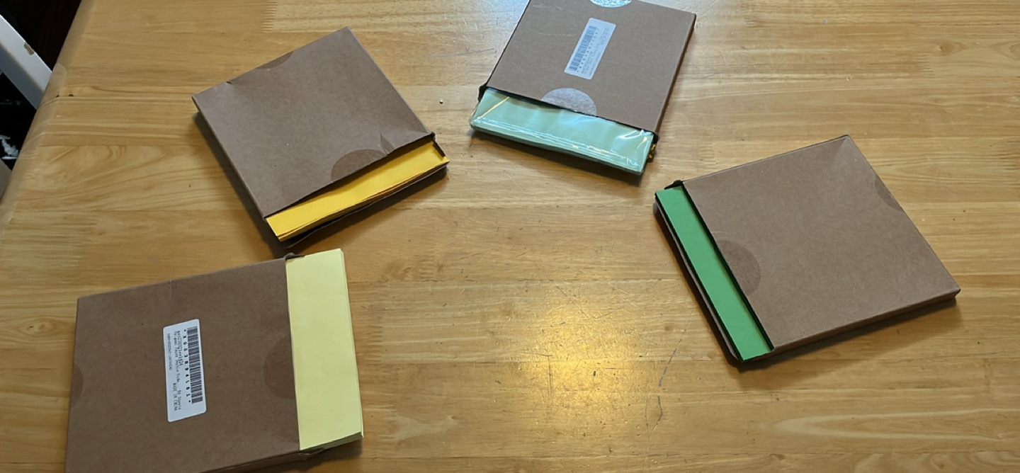Four Packs of Origami Paper