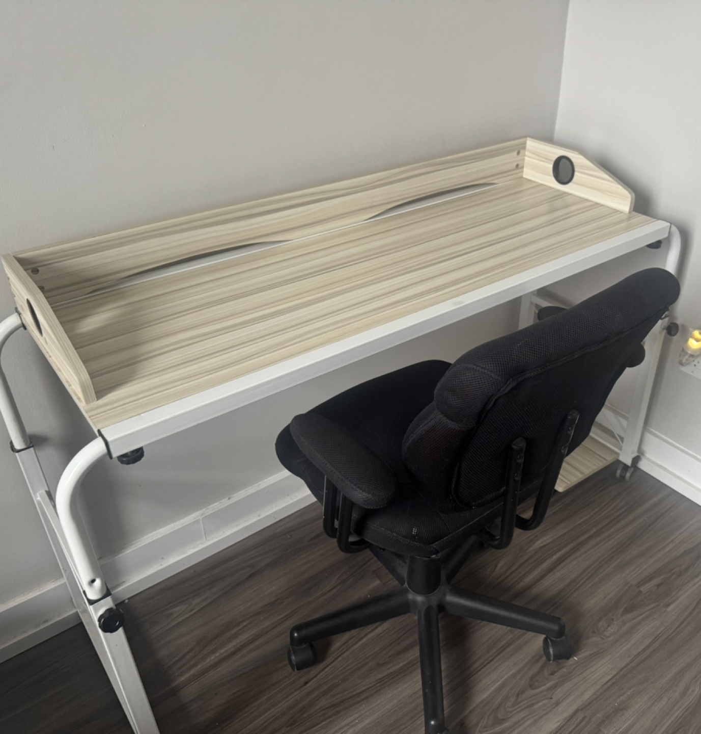 White Computer Desk / study table with chair