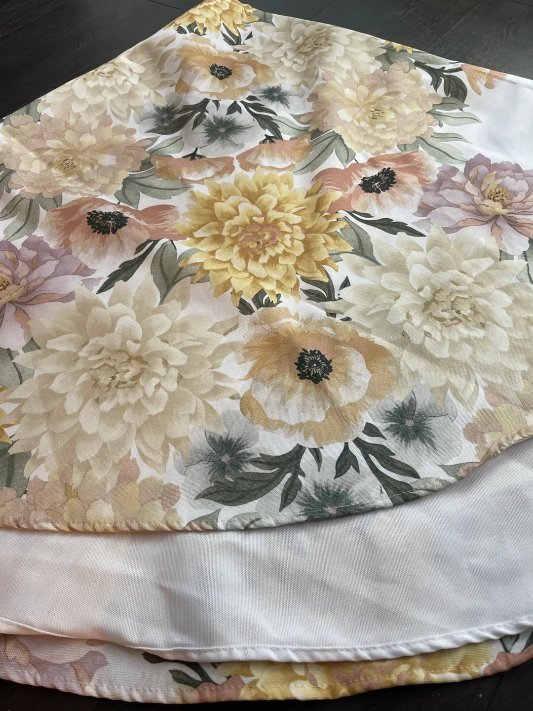 Floral Round Tablecloth image indicator(2)