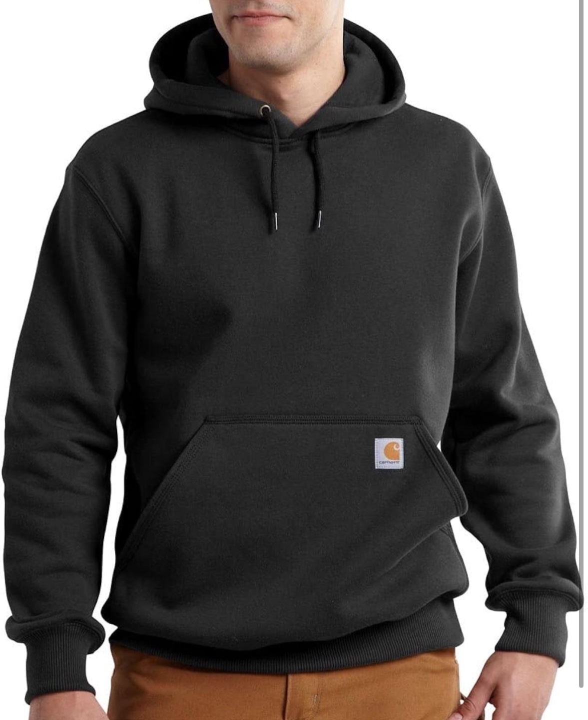 NEW! Carhartt Rain Defender Black Heavyweight Hooded Sweatshirt - photo 3