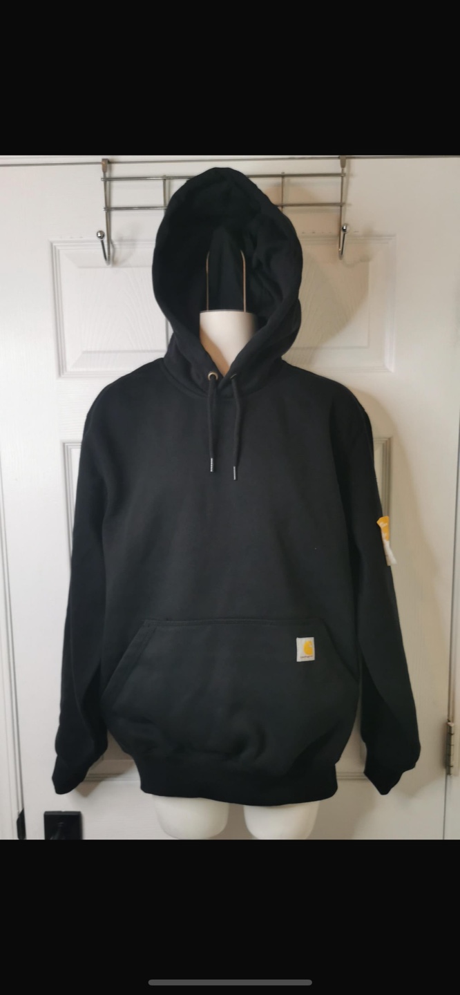 NEW! Carhartt Rain Defender Black Heavyweight Hooded Sweatshirt - photo 5